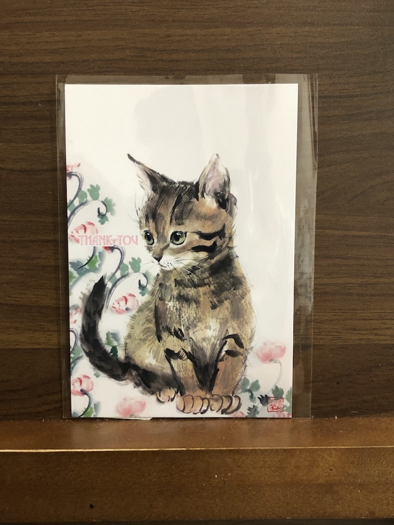 猫　ポストカード